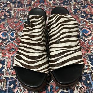Naked Feet Women’s Zebra Heels